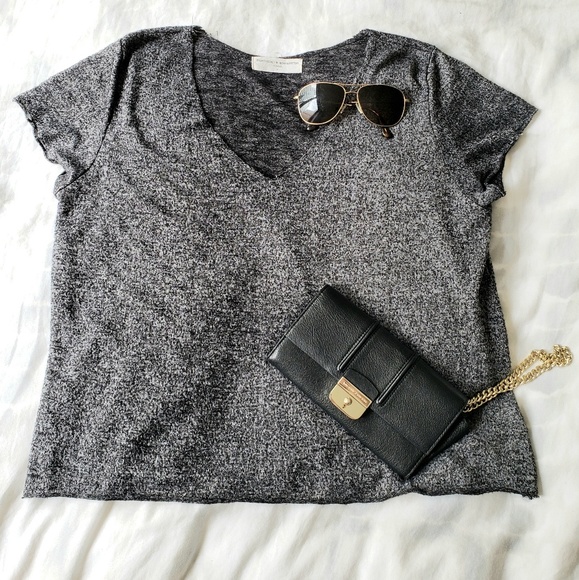 Project Social T Tops - URBAN OUTFITTERS Project Social T. V-neck knit top
